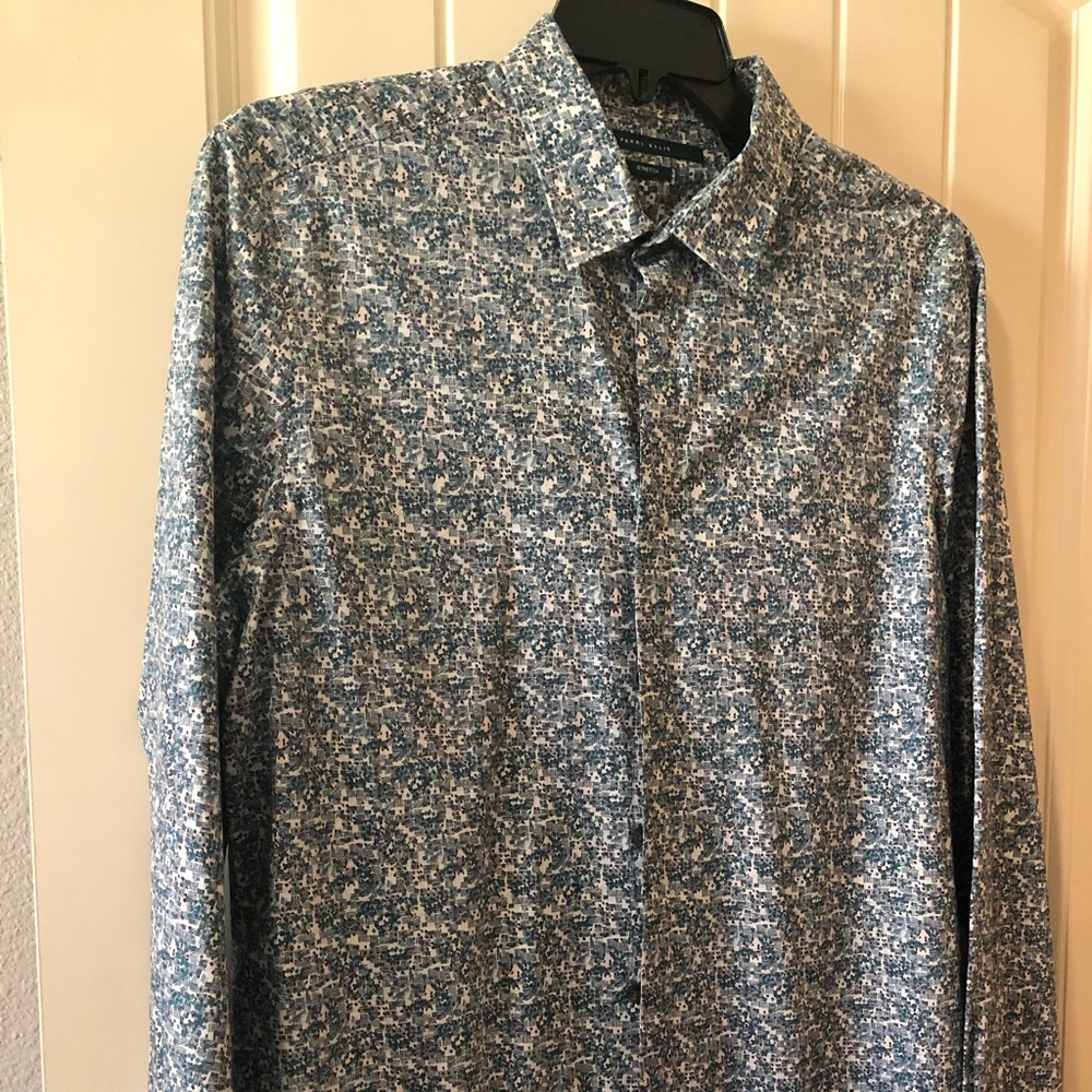 Perry Ellis Stretch Men’s Shirt L